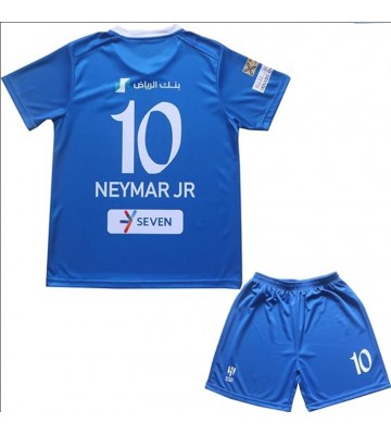 Al-Hilal Neymar Jr #10 Hemmaställ Barn 2023-24 Kortärmad (+ Korta byxor)